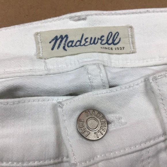 Madewell High Riser Skinny Jeans White - Picture 11 of 16